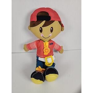 Playskool Dressy Kids Doll Brown Hair Learning Teaching Activity Plush Doll 15"